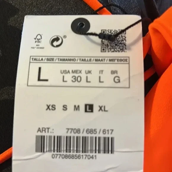 ZARA | Orange | MULTIPOSITION STRAP TANK TOP - Picture 12 of 15